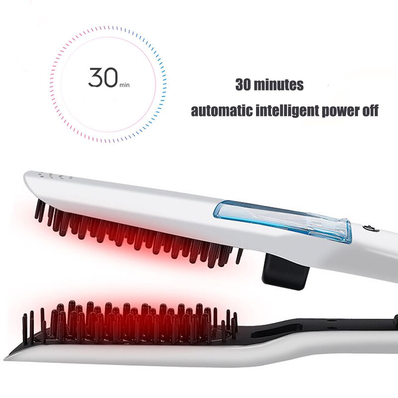 GlidePure™ Digital LCD Display Steam Hair Straightener