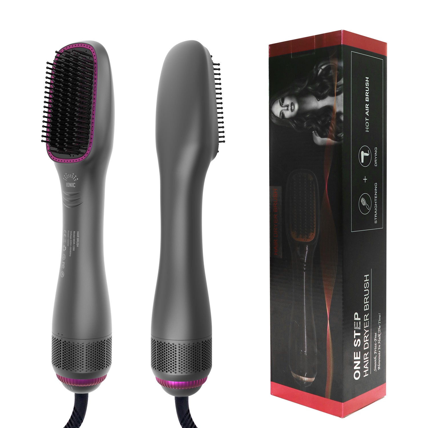 BRUSHLUXXE™ - 3 in 1 Hair Straightener Dryer & Styler